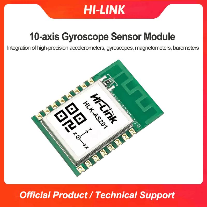 10-axis Attitude Sensor Gyroscope Module AS201 Accelerometer Magnetic Field Angle Pressure Quaternion Barometric Pressure 10-axis Attitude Sensor Gyroscope Module AS201 Accelerometer Magnetic Field Angle Pressure Quaternion Barometric Pressure