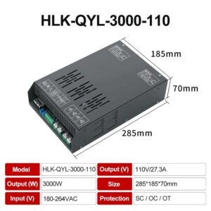 3000W AC/DC switching power supply 110V output high power DC adjustable constant voltage and constant current HLK-QYL-3000-110 3000W AC/DC switching power supply 110V output high power DC adjustable constant voltage and constant current HLK-QYL-3000-110