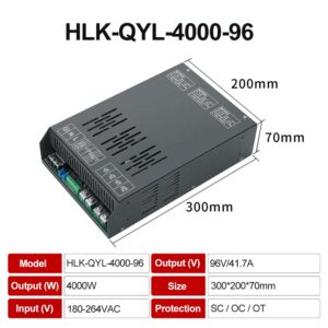 4000W AC/DC switching power supply 96V output high power DC adjustable constant voltage and constant current HLK-QYL-4000-96 4000W AC/DC switching power supply 96V output high power DC adjustable constant voltage and constant current HLK-QYL-4000-96
