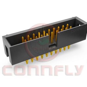 DS1013-04 2.54mm Box Header V/T Press-Fit Type