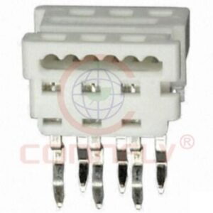 DS1015-12 1.27mm White IDC Connector For Cable Straight Dip Type