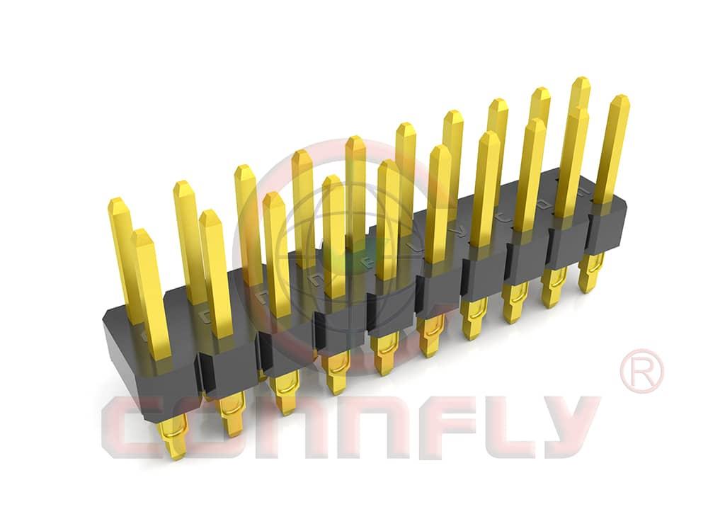 DS1021-04 2.54mm Pin Header Double Row Press-Fit Type