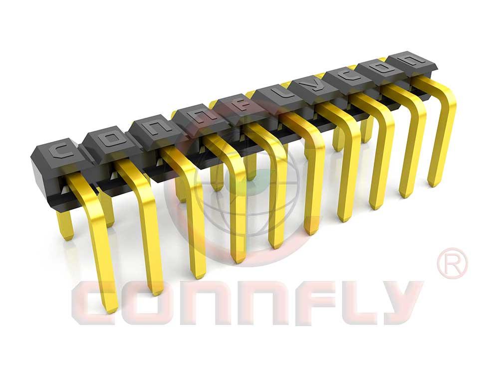 DS1022-20 2.54mm Pin Header R/A DIP Type H=2.5mm