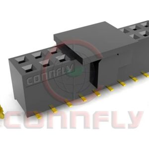 DS1023-17 2.54mm Female Header SMT W/ Polarization Type H=7.1mm