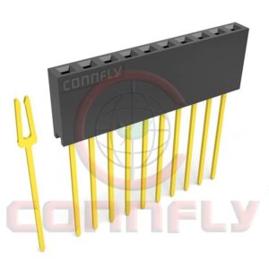 DS1023-30 2.54mm Female Header V/T Type Tail Length=15.7mm