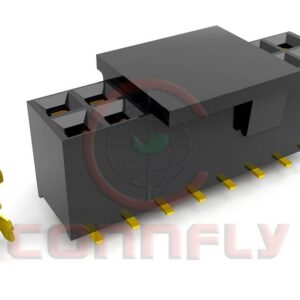 DS1023-43 2.54mm Female Header Double Row SMT Type "O" Style H=7.1mm