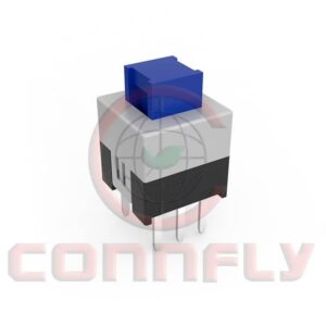 DS1041-12 7.0*7.0*9.5mm Tact Switch V/T 6 Positions W/O Lock & W/ Polar Type