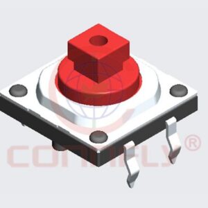 DS1041-43 12*12*7.3mm Tact Switch Stretch Shell Dip Type