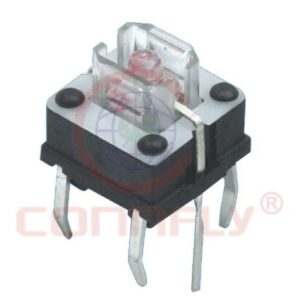 DS1041-45 6.8*6.8*7.0mm Tact Switch Dip Type W/ LED