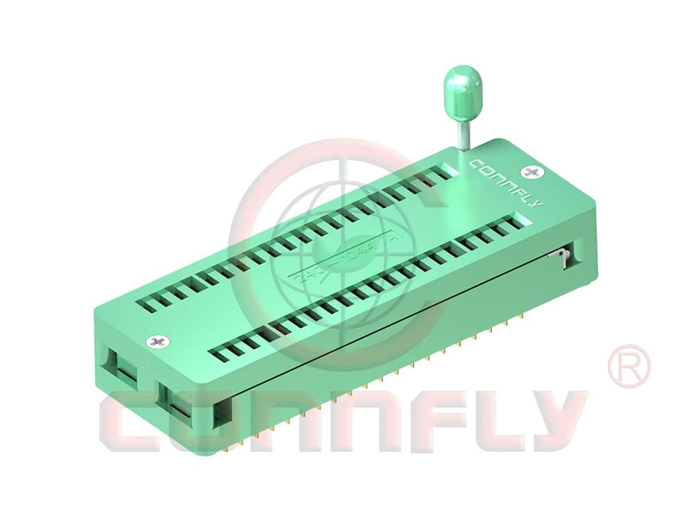 DS1044 2.54mm ZIF Socket One By One DIP Type