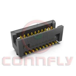 DS1064-14 1.27mm Box Header SMT W/ Post Type H=5.7mm