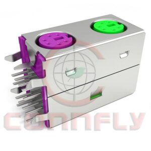 DS1094 Mini Din Stack R/A Type