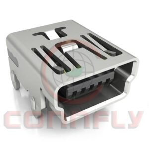 DS1104-02 Mini-USB B Female 5 Positions R/A Type