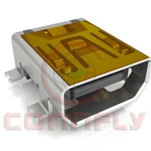 DS1104-04 Mini-USB Female 10 Positions R/A SMT Type