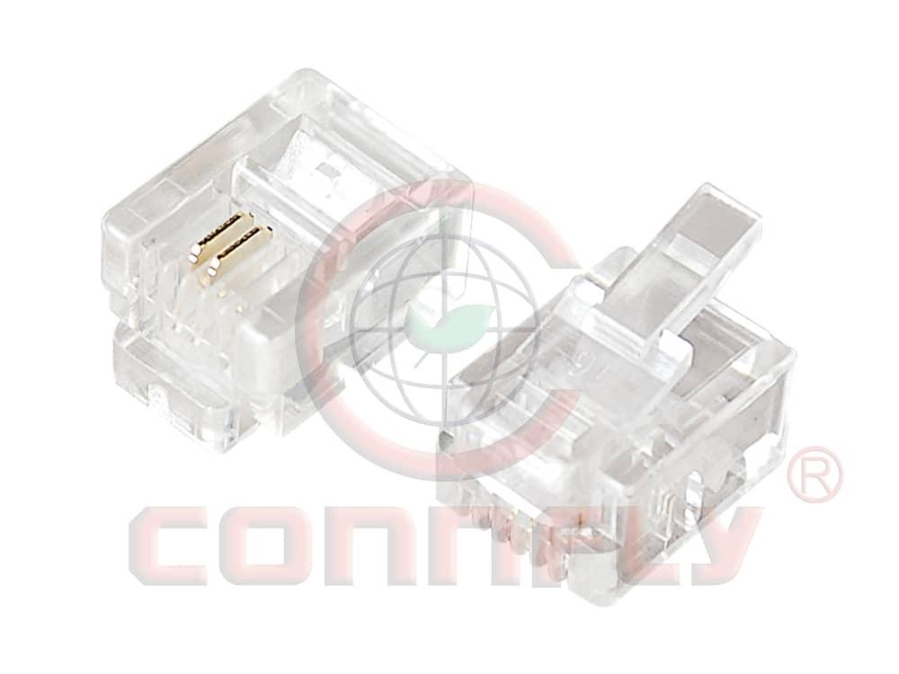 DS1122-09 RJ12 Plug 6P2C Square Type