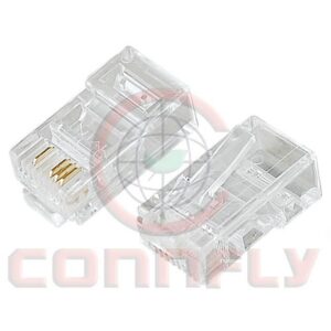DS1123-24 RJ45 Plug 8P8C Square Type(Pin 1,2,3,6)