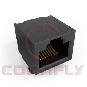 DS1128-11 PCB JACK 8P 1PORT W/O Shell/LED 2.54mm After of Post Type