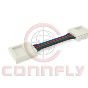 DS1137-33 4Pin RGB LED Double Connector Wired Cable