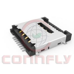 DS1138-03 1.27mm SIM Card H=3.1mm 8P Dual SMT Type