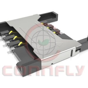 DS1138-07 2.54mm Mini SIM Card H=1.8mm 6 Positions