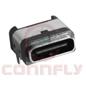 DS1144-53 USB C Type 6P Female SMT Type L=8.2mm Centre-H=2.38mm Waterproof Grade IP-X7
