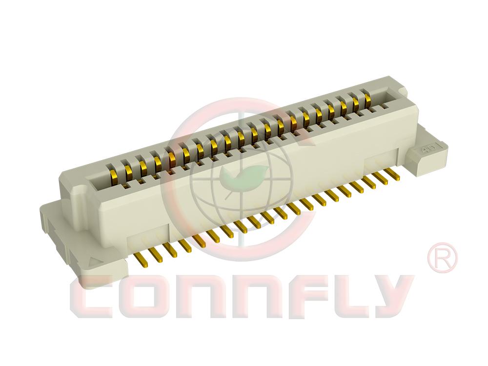 DS1151-14 0.80mm Board to Board SMT H=5.0mm Single Groove Female Type