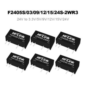 F2405S-2WR3 F2405S-2WR3/F2403S/F2412S/F2415S/F2424S-2WR3 DC to DC 24V to 3.3V/5V/9V/12V/15V/24V 2W power module/converter