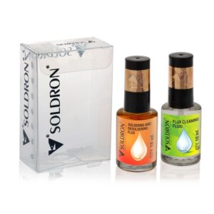 FCD10 Soldron Soldering Flux and Flux Cleaner (10ml each)