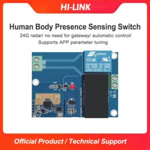 HI-LINK 24G Human Presence Radar Automatic Sensing Intelligent Switch SW01S Light Controller APP Intelligent Parameter Adjustment HI-LINK 24G Human Presence Radar Automatic Sensing Intelligent Switch SW01S Light Controller APP Intelligent Parameter Adjustment