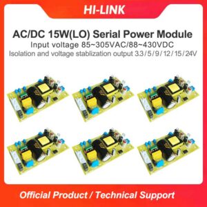 HLK-15LO05E AC to DC 15W 5V9V12V15V24V power switch supply power converter module HLK-15LO05E/15LO09E/15LO12E/15LO15E/15LO24E