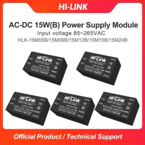 HLK-15M05B AC to DC 15W 5V/9V/12V/15V/24V step down mini power switch supply power converter module HLK-15M05B/15M12B/15M15B/15M24B