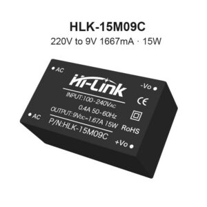HLK-15M09C AC-DC HLK-15M09C 15W 220V to 5V9V12V15V24V voltage reduction isolation switch power supply module stabilizing EMC circuit
