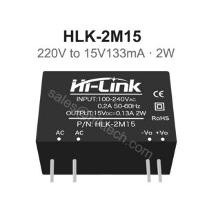 HLK-2M15 AC-DC power module 2W series 220V to 3.3V5V12V24V voltage reduction and stabilization single circuit output HLK-2M15