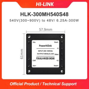 HLK-300MH540S48 Hi-link DCDC Half Brick Power Module 540V to 48V Isolated and Stabilized Single Circuit 300W HLK-300MH540S48