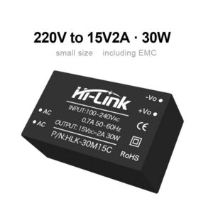 HLK-30M15C Lower price AC to DC 15v2a 30w Step Down Converter Intelligent household switch power module HLK-30M15C