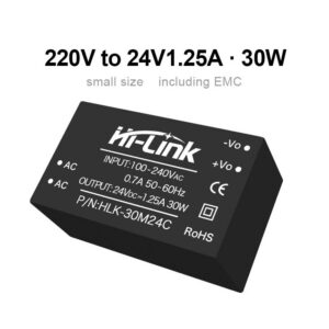 HLK-30M24C Lower price AC to DC 24v1.5a 30w Step Down Converter Intelligent household switch power module HLK-30M24C