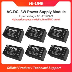HLK-3M05C AC to DC 3W 3.3V/5V/9V/12V/15V/24V Step Down Mini Power Supply Converter Switch Power Module With EMC HLK-3M05C/3M12C/3M15C/3M24C