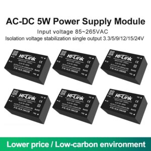 HLK-5M05B AC to DC 3.3V/5V/9V/12V/15V/24V 5w Step Down mini Power Supply Converter Module switch power module HLK-5M05B/5M12B/5M15B/5M24B