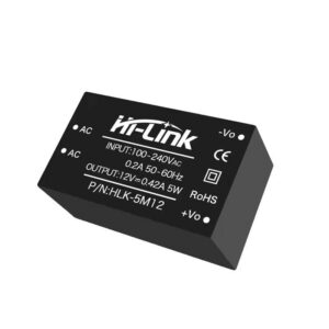 HLK-5M12 AC to DC 12v5w Step Down Mini Intelligent Household Switch Power Supply Module Converter HLK-5M12
