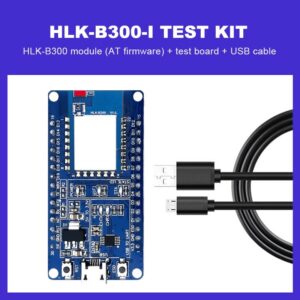 HLK-B300 Hilink WiFi6 Serial Port Module BLE5.4 Bluetooth Dual-band Low Power High Speed Data Transparent Serial Communication Module Testkit HLK-B300