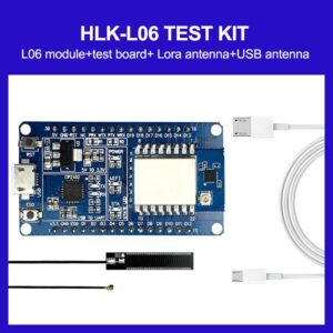 HLK-L06 Serial Port to LoRa Wireless RF Communication Module HLK-L06 support customized 868/915 frequency Long Distance Ultra Low Power IoT Module development board/ test kit