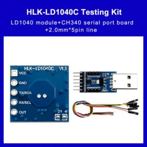 HLK-LD1040C Hi-link 10G radar sensing module testing kit HLK-LD1040C low-power micro motion intelligent sensing sensor IFC output