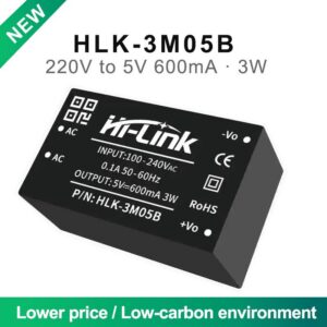 HLK-PM01 Compatible with HLK-PM01 AC to DC 5v 3w Step Down mini Power Supply Module Converter Intelligent household switch power module HLK-3M05B