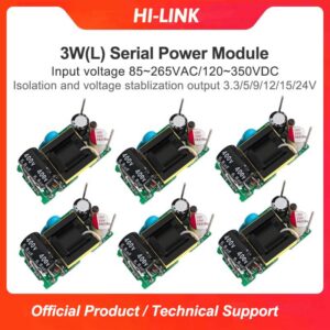 HLK-PM01L AC to DC 3.3V/5V/9V/12V/15V/24V 3w Step Down mini Power Supply Converter Module switch power module HLK-PM01L/PM03L/PM12L/PM24L