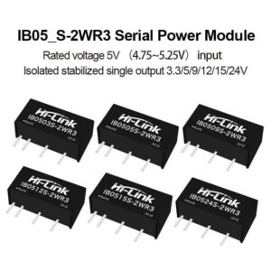IB0505S-2WR3 IB0505S-2WR3 IB0503/IB0509/IB0512/IB0515/IB0524S-2W DC-DC isolated step down power supply module with short-circuit protection