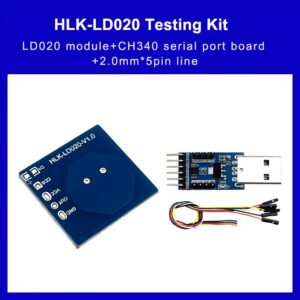 LD020 Hi-link 5.8G X-band moving induction/detection sensor radar module testing board LD020 widely used in fluorescent lamps, bulb lamps, tube lamps, ceiling lamps
