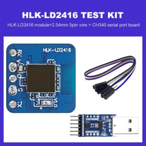 LD2416 Hi-link 24G Human Presence Sensing LD2416 Radar Module AIP Ultra Small Size Smart Home Micro motion Static Detection Module Kit