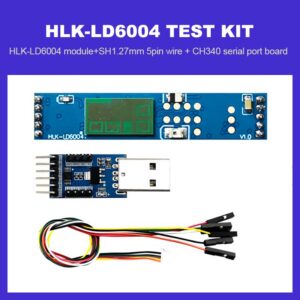 LD6004 Hi-link 60G high-precision millimeter wave radar LD6004 multi-target 3D human presence radae sensor module test board kits