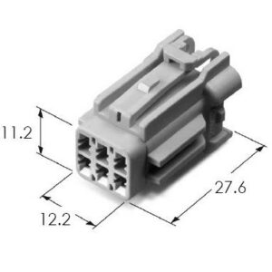 MG612612-4 RK 6P PLUG(RK06FGY)