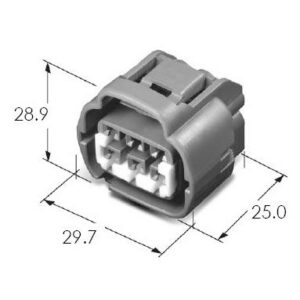 MG641107-5 090II WP 6F CONN'T ASSY